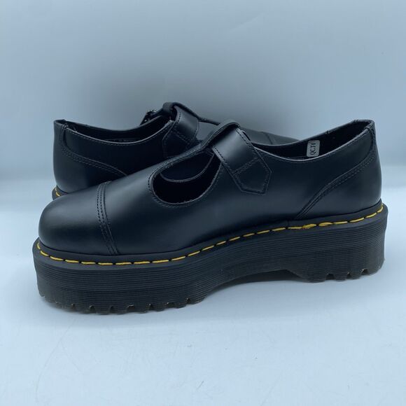 Dr Martens Bethan Platform Shoes Women 9 EU 41 Black Buckle Mary Jane Boho NWOB - Picture 8 of 12